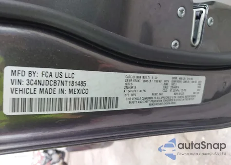 2022 Jeep Compass Limited 4X4 from USA, damaged, VIN 3C4NJDCB7NT181485